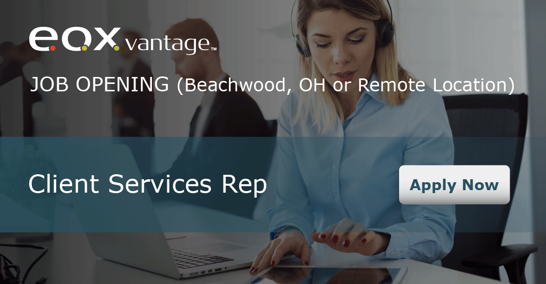 Our Client Services Representatives work with a variety of clients