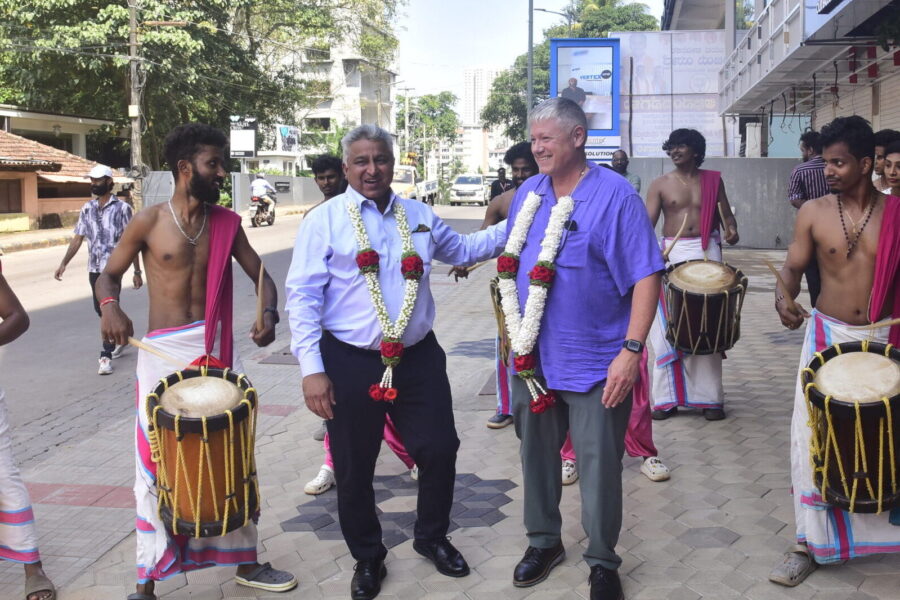 EOX Vantage executives at Mangalore office opening