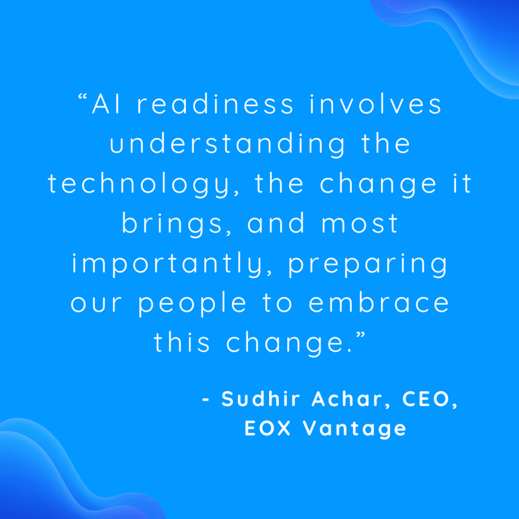 It's important to understand your technology and what changes it can bring before jumping right into AI