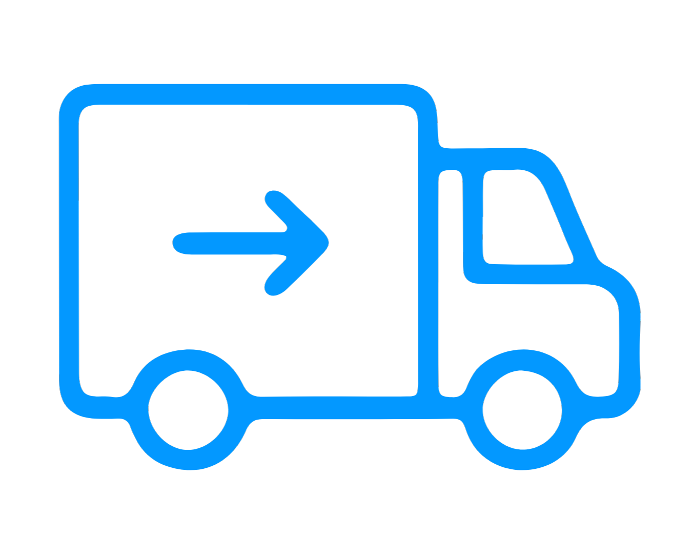 transportation and logistics truck moving icon
